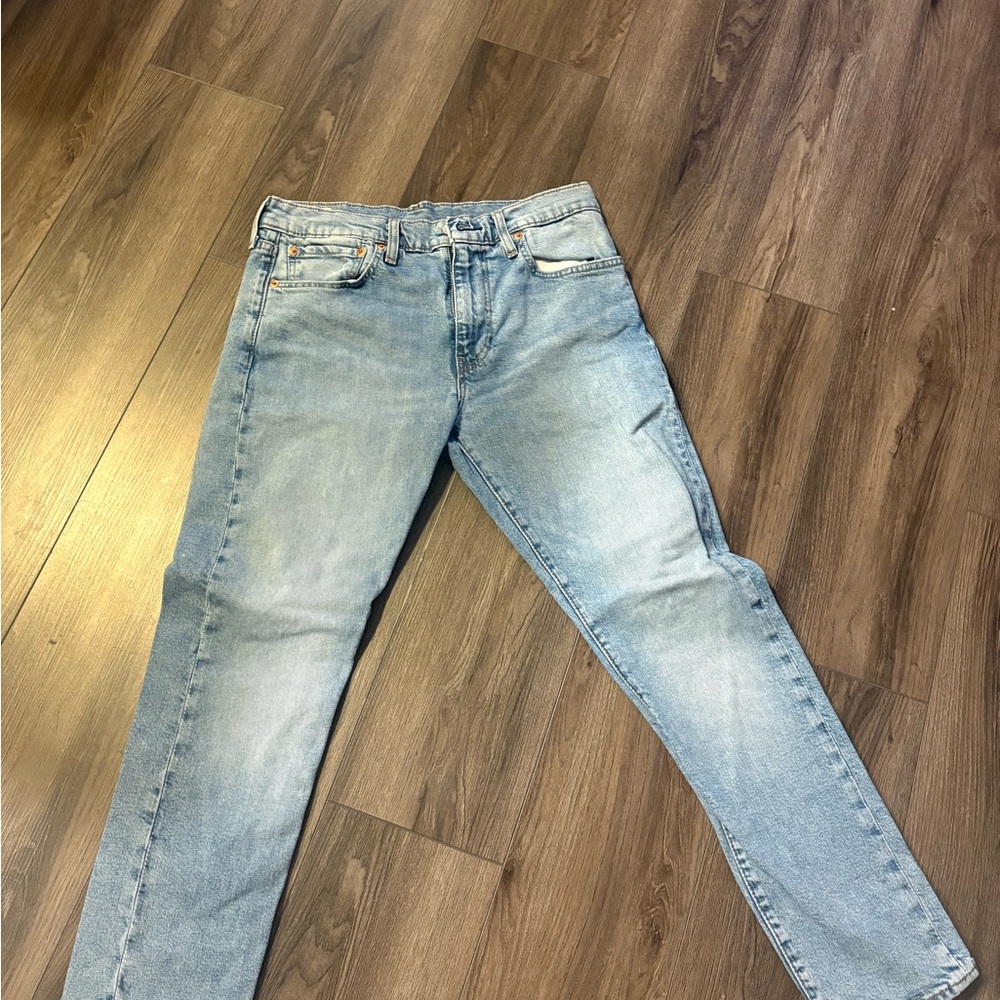 Signature by Levi Strauss Men's Light Blue Slim Jeans